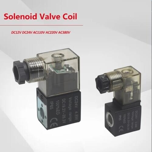 Solenoid valve coil 24V 12V DC 220V 110V AC 4V210-06 08 4V220-06/08 4V230C 2P025-06/08 2V025-06/08 3V1-06