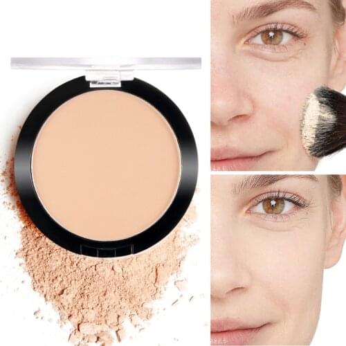 Face Powder Foundations Oil-control Brighten Concealer Make Up Pressed Powder Matte Long Lasting