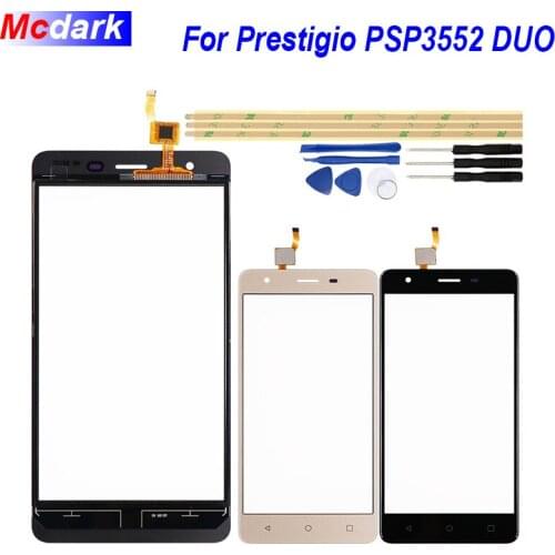 5.5'' Touch screen For Prestigio Muze H3 PSP3552 PSP 3552 DUO Sensor Front Outer Glass Lens Digitizer TP Touch Panel+Tools