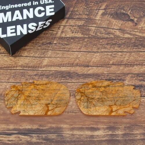 ToughAsNails Resist Seawater Corrosion Polarized Replacement Lenses for Oakley Jawbone Vented Sunglasses Clear Yellow