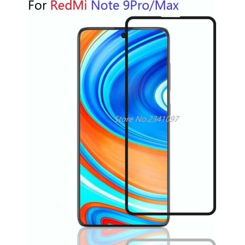 99D Full Tempered Glass For XIAOMI Redmi Note 9pro Screen Protector For Redmi Note 9 Pro max Full Glue Protective Glass Film