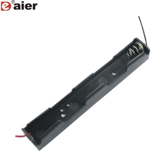 100PCS BH7-2004 2XAAA Strip Type Battery Holder 3V Battery Clip Plastic With 150mm Wire
