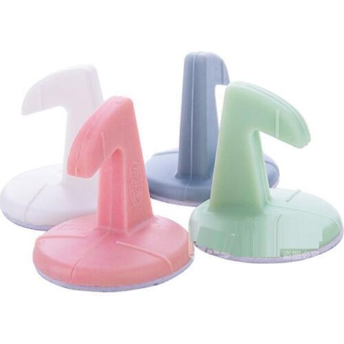 DHL 100pcs Silicone Door Handle Crash Pad Door Knob Lock Bumper Guard Stopper Mute Silencer Door Fenders Wall Protectors