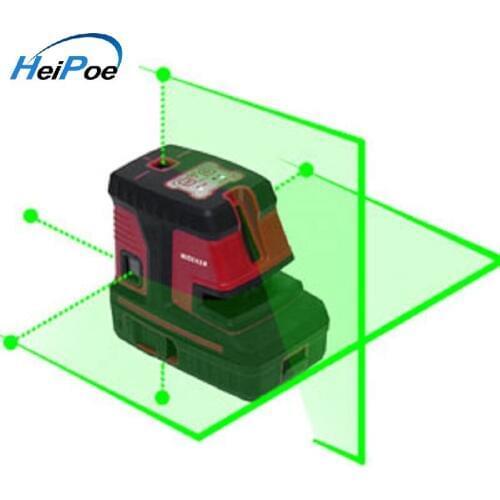 2 line 5 dots green Beam Laser level, Self leveling Cross dot Line Laser Level,cross line laser level