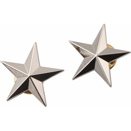 WW2 PAIR US ARMY ONE STAR BRIGADIER GENERAL RANK INSIGNIA BADGES MILITARY INSIGNIA