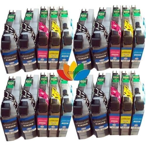 20 LC223BK LC223C LC223M LC223Y Ink Cartridge for Compatible Brother MFC-J4625DW MFC-J5320DW MFC-J5620DW MFC-J4420DW MFC-J4620DW