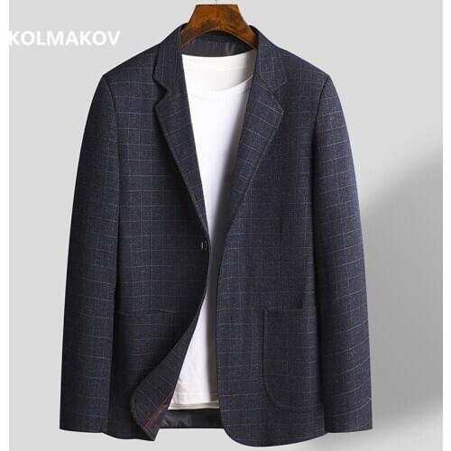 2021 spring new arrival jacket Mens coat, autumn plaid mens Classic Blazer Business high quality Blazers men full size M-3XL