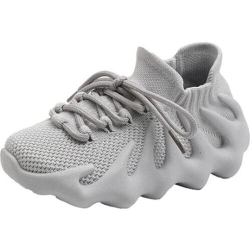 2021 Autumn Baby Girl Mesh Fly Woven Sports Shoes Octopus Boys Casual Shoes Kids Breathable Sneakers