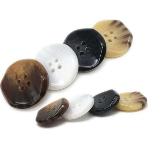 30pcs 18mm-34mm winter cloth Resin coat buttons accessories DIY manual material Suit dress coat buttons