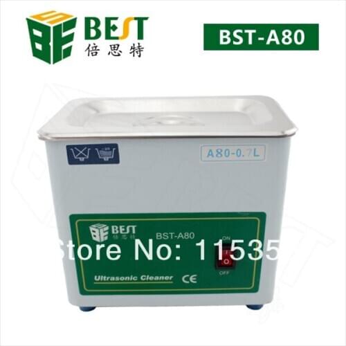 DHL free ship BEST-A80 30W 0.7L stainless steel Ultrasonic cleaner for Jewellery glasses electronic component SMD board clean