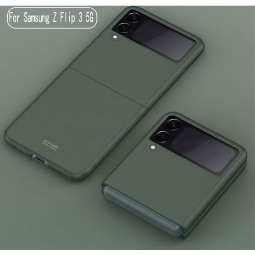 For Samsung Galaxy Z Flip 3 Case Matte Candy Color Hard PC Shockproof Back Cover for Samsung Z Flip3 ZFlip3 Protection Shell
