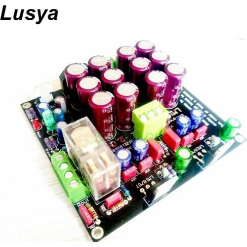HIFI amplifier-board 2 channel Low ESR LM1875 power amplifier board compatible TDA2030 with speaker protection T1634