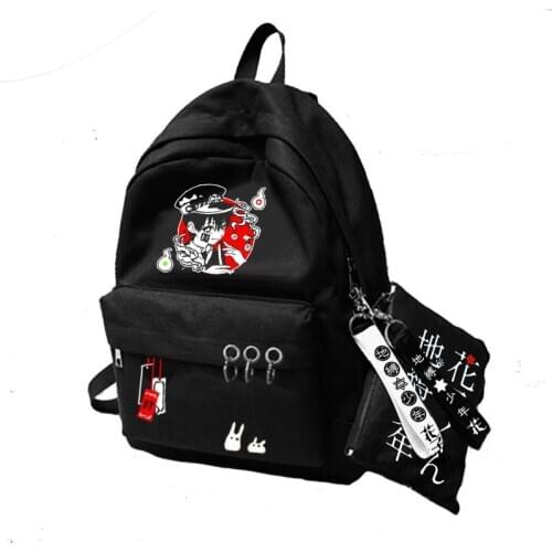 Toilet-Bound Jibaku Shounen Hanako-Kun Cosplay Canvas Backpack School Shoulder Bag Travel Rucksack Gift Mochila