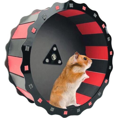 Gangsta Hamster Accessories Hamster Running Wheels For Hamsters Toy 19CM Silent Roller Running Sports Exercise Wheel For Pet