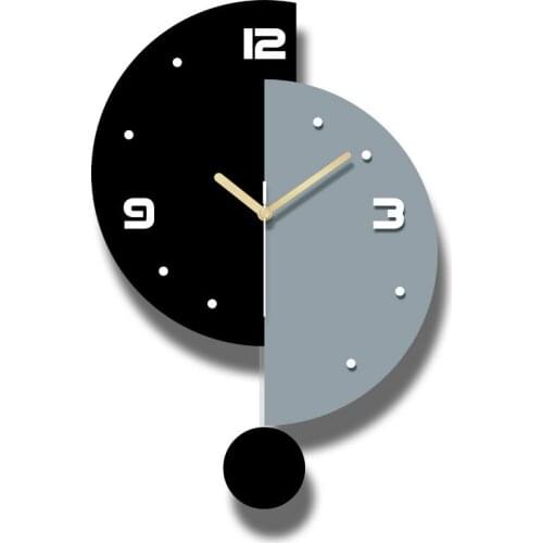 Creative Mute Modern Design Large Wall Clock Clocks for Home Kitchen Living Room Decor Battery Operated Silent