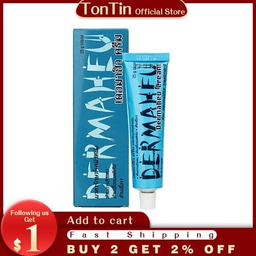 Thailand Dermaheu Tender foot Cream foot Care Antibacterial Anti-chapping Whitening Nourishing Anti-Aging anti crack 15g