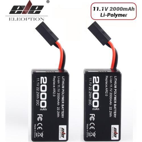 High Density 11.1V 2000mAh Powerful Li-Polymer Battery For Aircraft Parrot AR.Drone 2.0 For Quadcopter Upgrade Powerful Battery