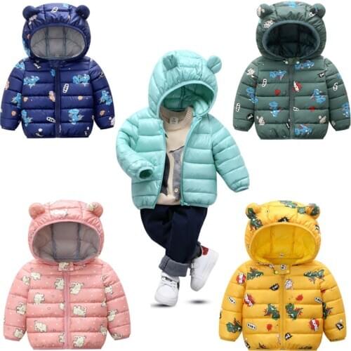 New Spring Children Coat Autumn Kids Jacket Boys Outerwear Enfant Coats Baby Clothes Girls Lightweight Down Cotton Clothing
