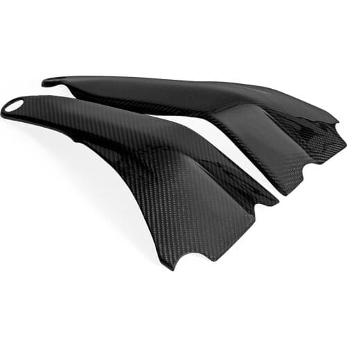 New Gloss 100% Carbon Fiber Motorcycle Frame Covers Fairing For Ducati Panigale V4 2018 2019 Cubiertas de cuadros