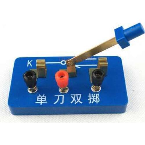 Single-pole double-throw switch magnetic electric demonstration box teachers version switch physics electrical experiment