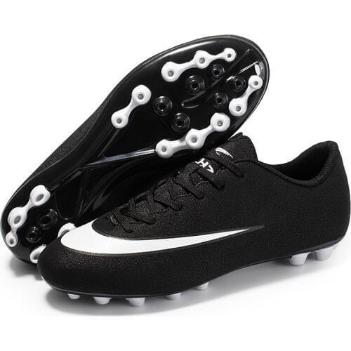 ZHENZU Professional Soccer Shoes Men Cheap Football Boots Kids chuteira futebol zapatos de futbol Long Spikes Eur size 35-44