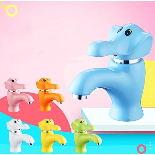 AQJ Best Selling Bathroom Accessories Luxury Design Sink Faucet Kitchen Faucet Washbasin Faucet Childrens Cartoon Faucet