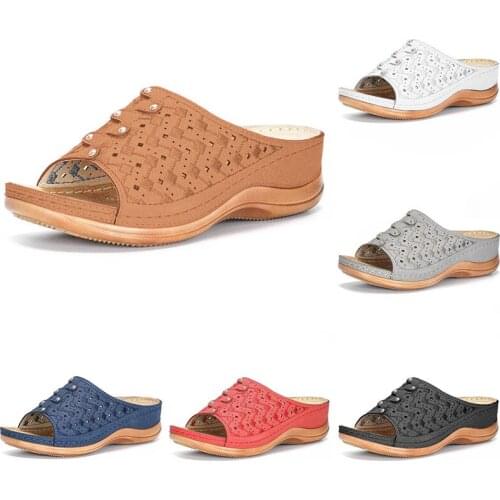 Comfy Platform Flat Sole Ladies Casual Soft Big Toe Foot Correction Sandal Orthopedic Bunion Corrector Women PU Leather Shoes