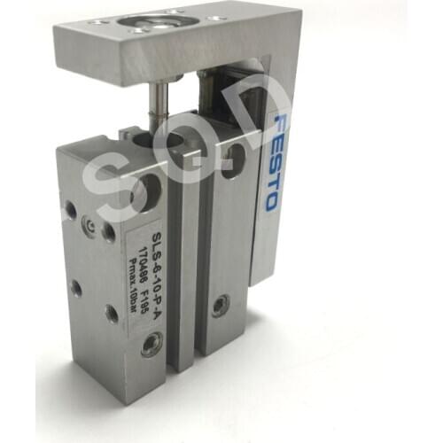 SLS-20-20,30,40,50,60-P-A FSQD FESTO Slide cylinder Pneumatic components SLS series