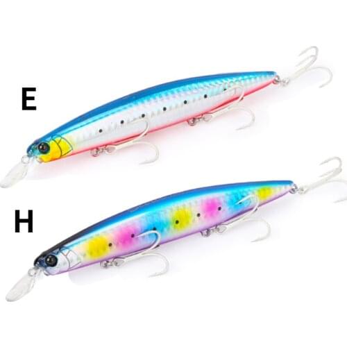TSURINOYA 130S Sinking Minnow Fishing Lure SCOUT 130mm 24g Long Casting Seabass Flounder Artificial Large Sea Fishing Hard Baits