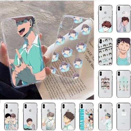 YNDFCNB Anime Haikyuu Oikawa Phone Case for iPhone 11 12 pro XS MAX 8 7 6 6S Plus X 5S SE 2020 XR cover