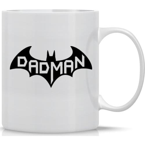 Funny Coffee Mug 11OZ Dadman Superhero Mug Funny Dad Mug Perfect Gift