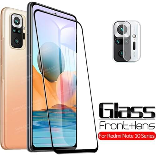 For Xiaomi Redmi Note 10 Pro Max Glass Camera Tempered Glass Xiomi Redme Note10 s 10s Not 10Pro Screen Protector Protective Film