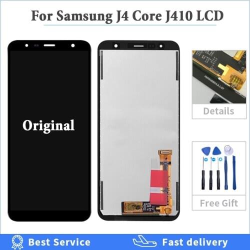 AMOLED Quality For Samsung J4 Core J410 SM-J410F LCD Display Screen replacement Touch Digitizer Original Assembly J410F lcd