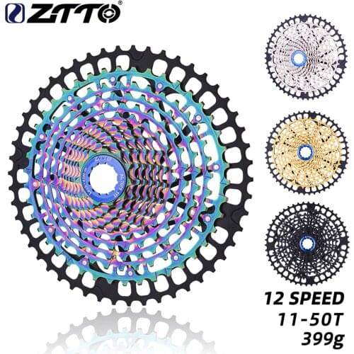 ZTTO MTB 12 Speed 11-50 Cassette HG Standard 11-46T 12v k7 Ultralight Full Steel Lightweight 12s 12speed Sprocket Ultimate