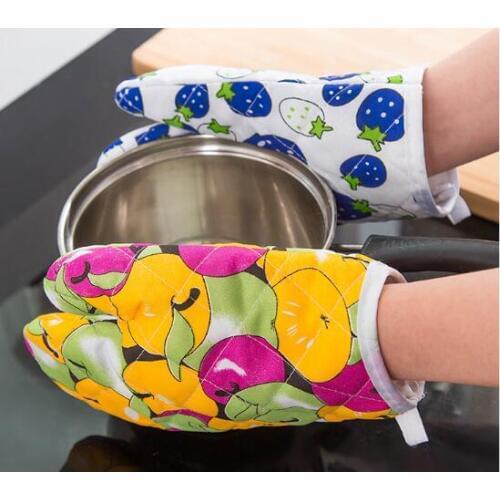 1PC Kitchen Insulated Non-Slip Glove Thickening High Temperature Oven Glove Cooking Microwave Oven Mitt NX 010