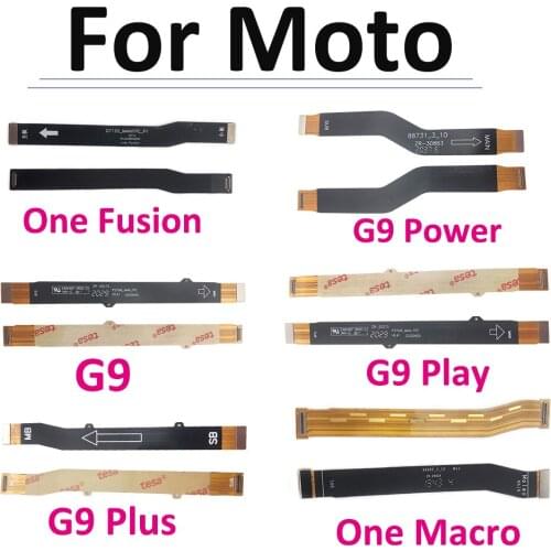 2Pcs/Lot，For Moto G50 G 5G G9 Power Play Plus One Macro Fusion Main Board Motherboard Connector Flex Cable
