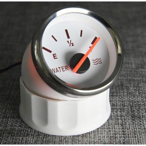 30PCS/set 52MM Gauge Water Level Gauge 0-190Ohm Water Tank Level Indicator Meter with Backlight For Auto Boat Marine Yacht