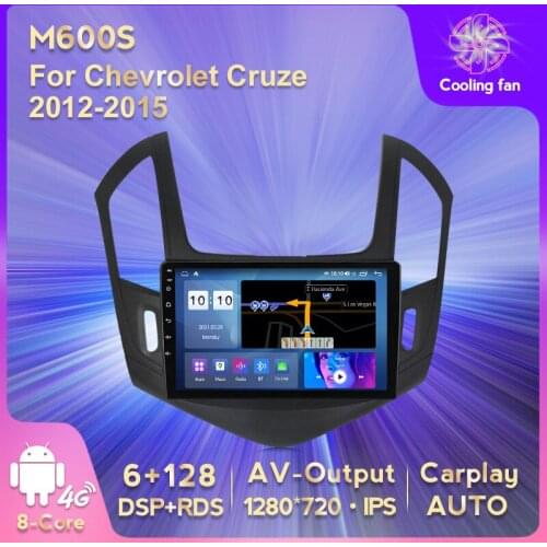 IPS HD 1280*720 Android 11 Car GPS Navigation DVD Multimedia Player for Chevrolet Cruze 2012-2015 DSP Stereo Player Carplay AUTO