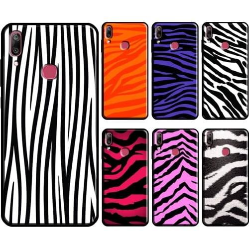 Wild Zebra Skin Pattern Print Phone Case For Huawei Y9S Y7A Y5P Y6P 2020 Y5 2017 Y6 Y7 Prime 2018 2019 Nova 2 5T Coque