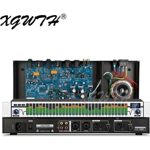 Dual 31 Bands Equaliser Digital Equalizador De Audio Equalizers Sound System Stage Karaoke DJ Equipment Stage Performance