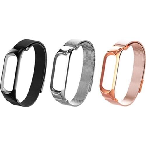 Business Lady Luxury Milanese Mi Band 5 Strap Steel For Xiao mi Band 5 Strap Compatible Bracelet Wristband Pulseira Mi band 5