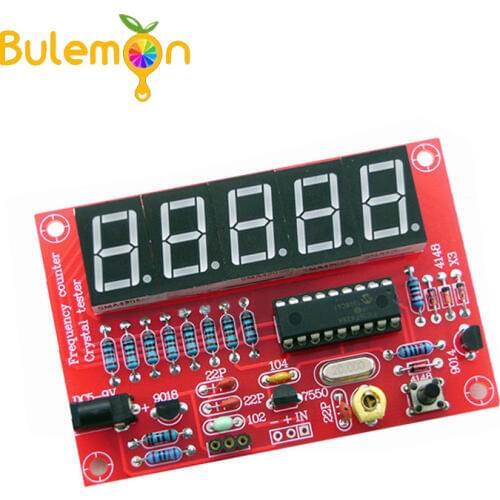 DIY Kits RF 1Hz-50MHz Crystal Oscillator Frequency Counter Meter Digital LED Tester Meter Frequency Meter Digital