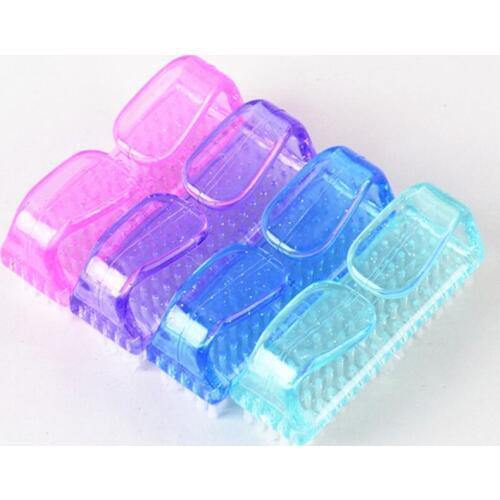 50 X Nail Art Cleaning Brush Dust Clean Brush Acrylic Durable UV Gel Polish Manicure Professional DIY Handle Scrubbing Brushes