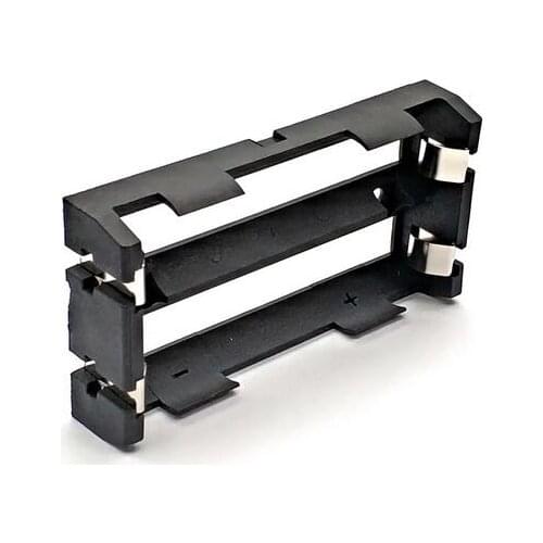 MasterFire 500pcs/lot 2 x 18650 Series THM Batteries Holder with Pins 18650 Battery Storage Box Case Container TBH-18650-1C-THM