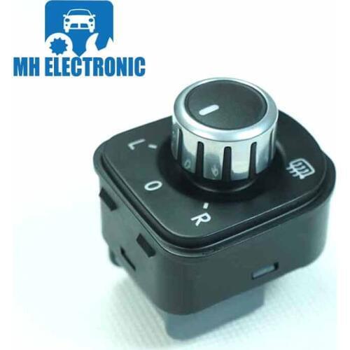 MH Electronic 5ND 959 565 A Power Side Mirror Control Adjust Knob Switch for Volkswagen VW Jetta Golf 5 6 Tiguan Sharan Passat