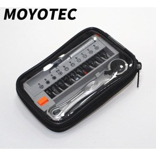MOYOTEC Mini Ratchet Wrench Set Universal Socket Wrench Spanner Screw Bits Set Tools Kit Bike Maintenance Repair Hand Tools Set