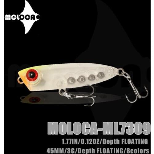 Poppers Fishing Lure Flotadores Weights 3g 45mm Accesorios De Pesca Black Minnow Fish Tackle Isca Artificial Leurre Esfishing