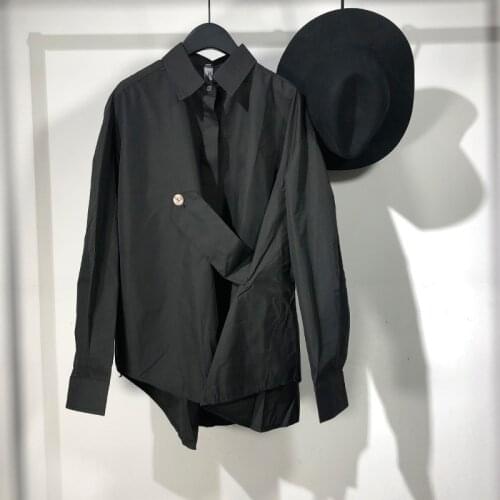 Owen Seak Men Casual Shirts High Street Style Mens Clothing Spring Male Autumn Black Shirts