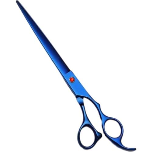 8 Inch Japanese Stainless Steel 6CR Professional Haircut Hairdressing Straight Cutting Shears Pets Grooming Scissors