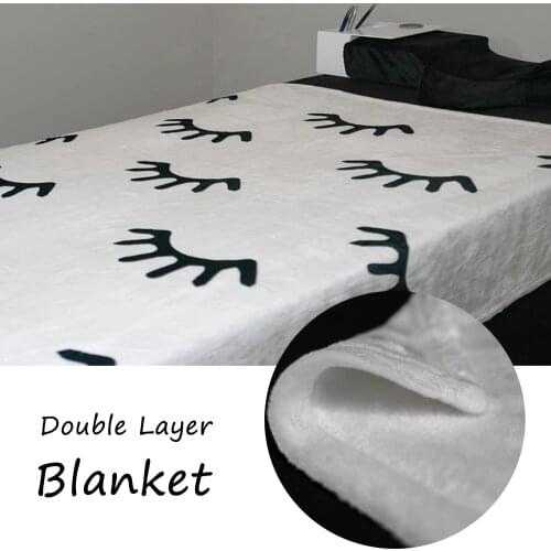 TDANCE Thick Warm Fluffy Super Double Layer Soft Winter Mink Throw Fat Quilts Single Double Size Lazy Sofa Bed Blanket